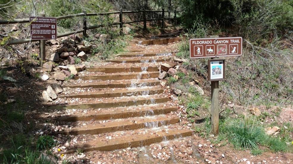 Water fall down the trail, Eldorado Springs 05112017